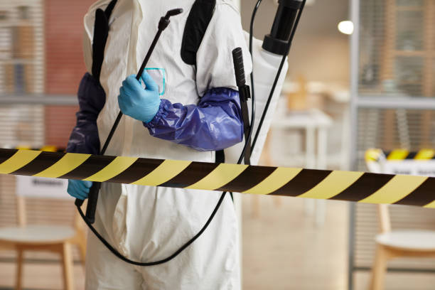 Professional Blood Cleanup technician working in Flora, IN